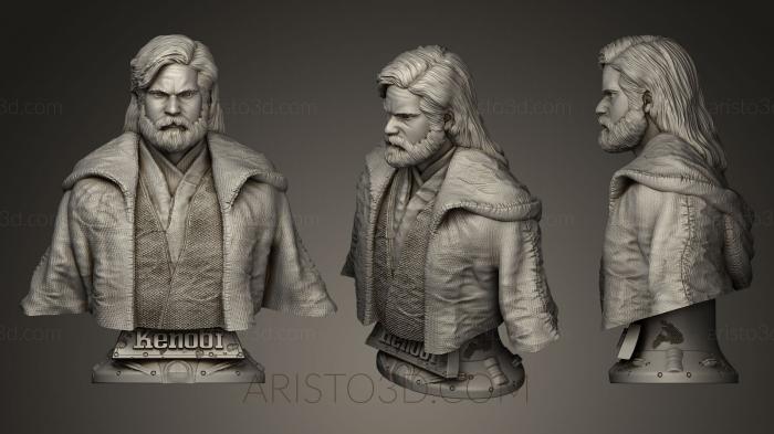 Busts and bas-reliefs of famous people (BUSTC_0474) 3D model for CNC machine